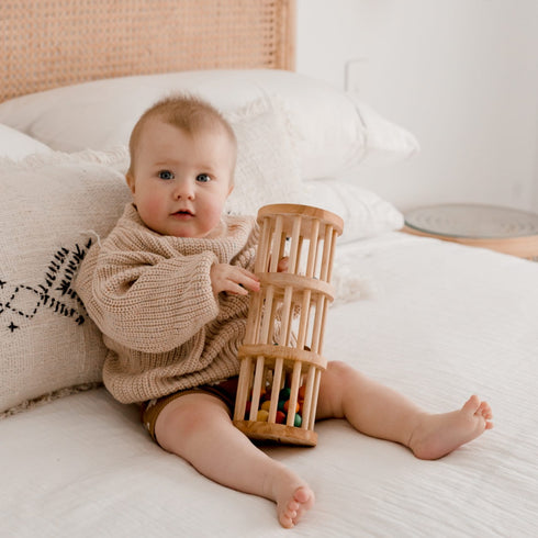 QTOYS - Wooden Rainmaker